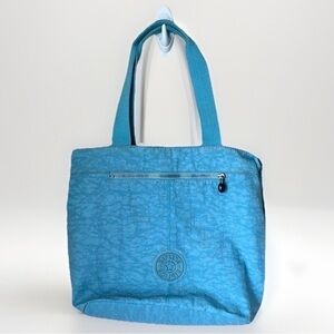 Kipling medium sea foam blue  tote purse